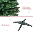 HOMCOM 6ft Unlit Artificial Christmas Tree, Pencil Slim Xmas Tree with Solid Stand and Realistic Branches, Green – view 6