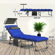 Sun loungers with canopy – image 3