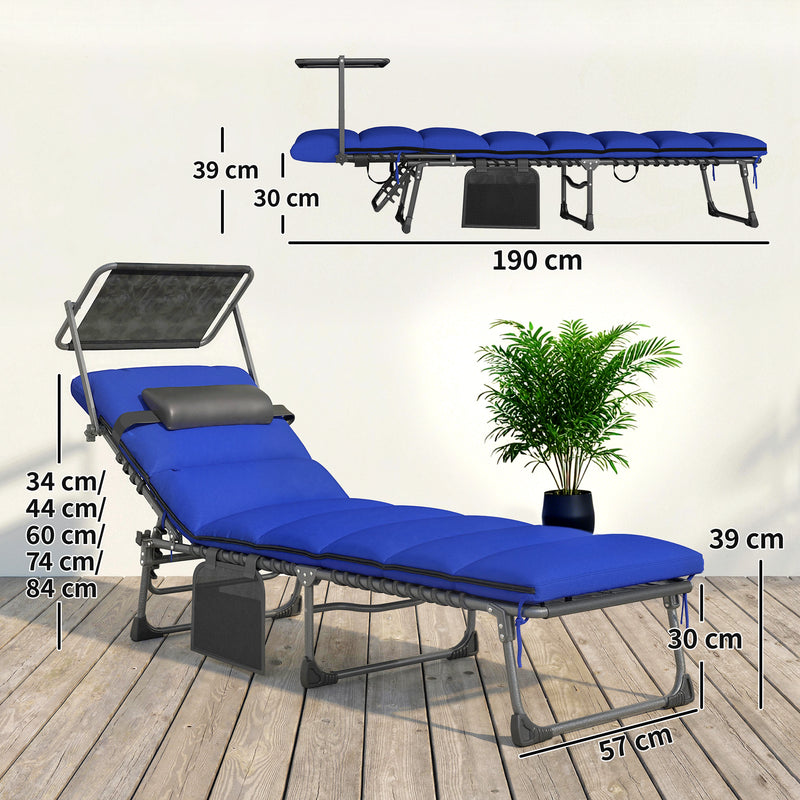 Sun loungers with canopy – image 3