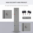 Grey steel locker cabinet – image 5