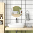 Round mirror with shelf – image 2