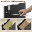 HOMCOM Two-Drawer Lockable Filing Cabinet - Black – view 5