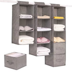 Hanging Storage Bag for Closet Organizer and Hangers