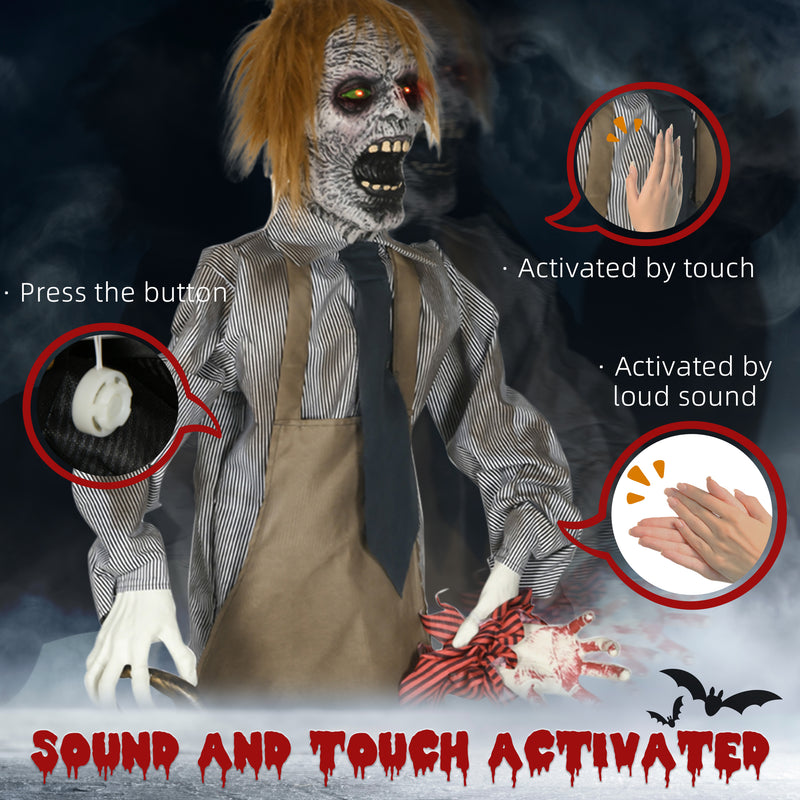 170cm Animated Chainsaw Killer with Glowing Eyes & Sound – image 6 of 9