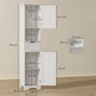 Tall bathroom cabinet with sensor lights – image 3