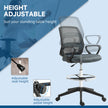 Grey mesh draughtsman chair – image 6