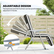 Padded garden recliners – image 4