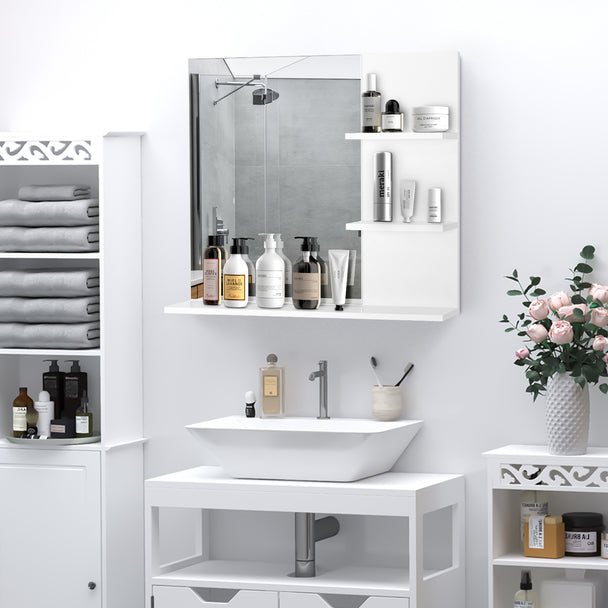 Wall mirror with shelves – image 2