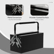 5-Tray Cantilever Steel Tool Box with Carry Handle – Black – image 6 of 9