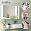 Three-door mirrored bathroom cabinet – image 6