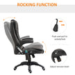 Heated massage executive chair – image 6
