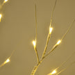 Close-up of the tree lights and foliage