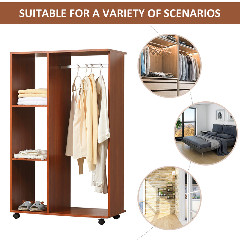 Open wardrobe on wheels – image 7