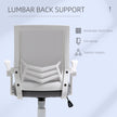Mesh office chair with flip-up armrests – image 6
