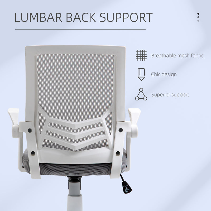 Mesh office chair with flip-up armrests – image 6