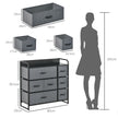 7-drawer fabric tallboy – image 3