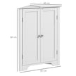 Corner bathroom floor cabinet – image 3