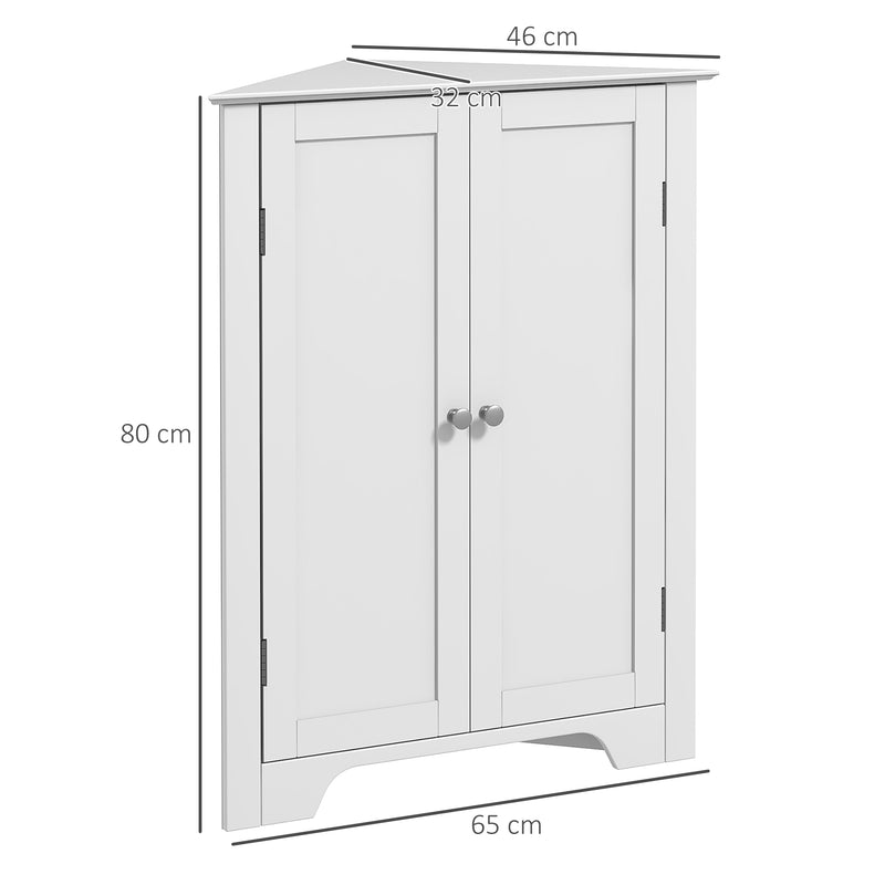 Corner bathroom floor cabinet – image 3