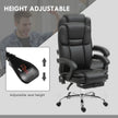 Vinsetto Six Point Vibrating Massage Office Chair - Black – view 5