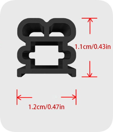 Thick Automotive Door Seal Strip For Noise Reduction