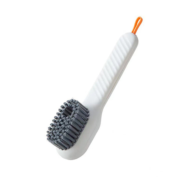 Automatic Liquid Dispensing Shoe Brush — Soft Bristles, Multi-Surface Cleaning