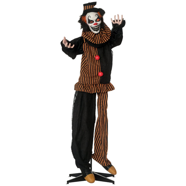 170cm Animated Circus Clown with Glowing Eyes – image 1 of 9