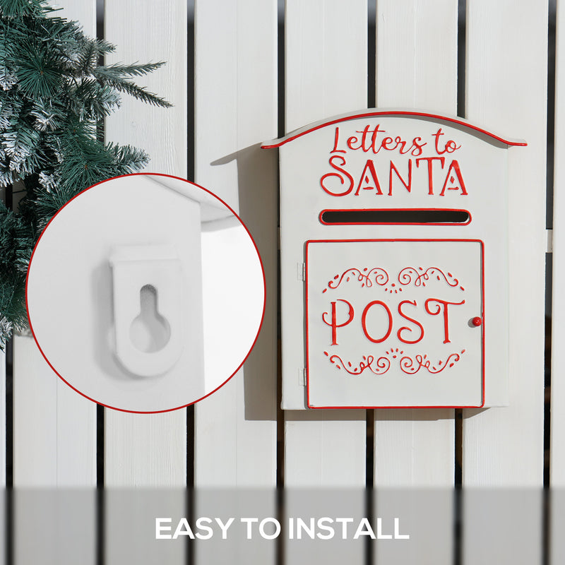 Mounting point on the Christmas postbox