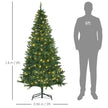 6ft warm white pre-lit Christmas tree – image 3