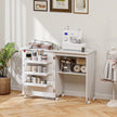 Folding sewing table – white – image 10