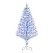 4ft white and blue pre-lit fibre optic Christmas tree