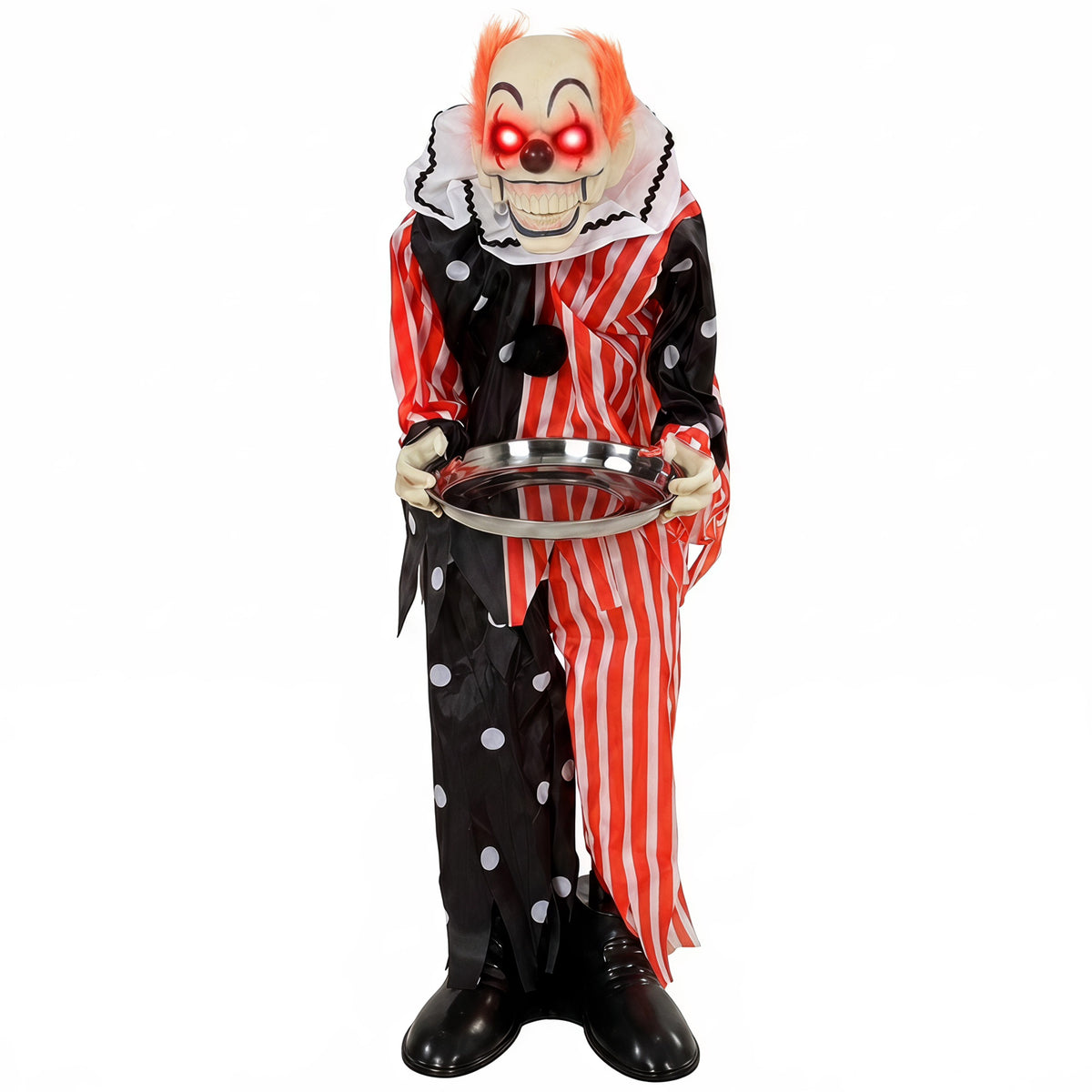91cm Animated Halloween Clown with Moving Mouth & Glowing Eyes – image 1 of 9