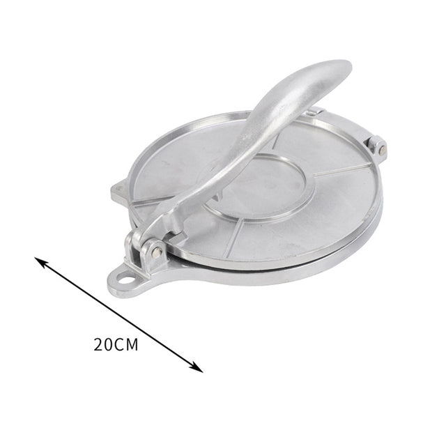 Manual Tortilla Press – Aluminium Alloy Flatbread & Wrap Maker, 16cm/20cm