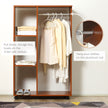 Open wardrobe on wheels – image 4