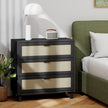 Rattan 3-drawer chest – image 10