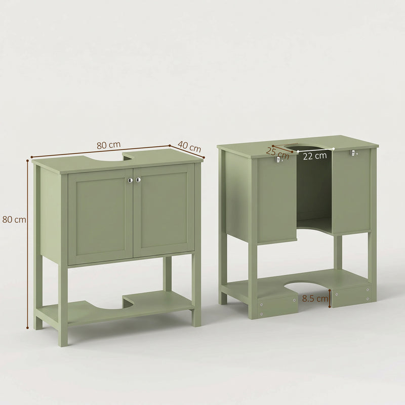 Green under sink cabinet – image 3