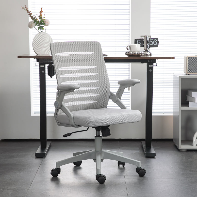 Grey mesh work chair – image 2