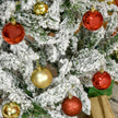 5ft snow-flocked pine Christmas tree – image 8