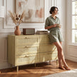 6-drawer rattan chest – image 7