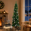 5.5ft snow-dipped pencil Christmas tree – image 7