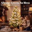 5ft pre-lit gold decorated Christmas tree – image 4