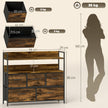 Rustic 5-drawer storage unit – image 3