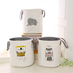 Thick Double-Layer Storage Bucket - Round Laundry Basket