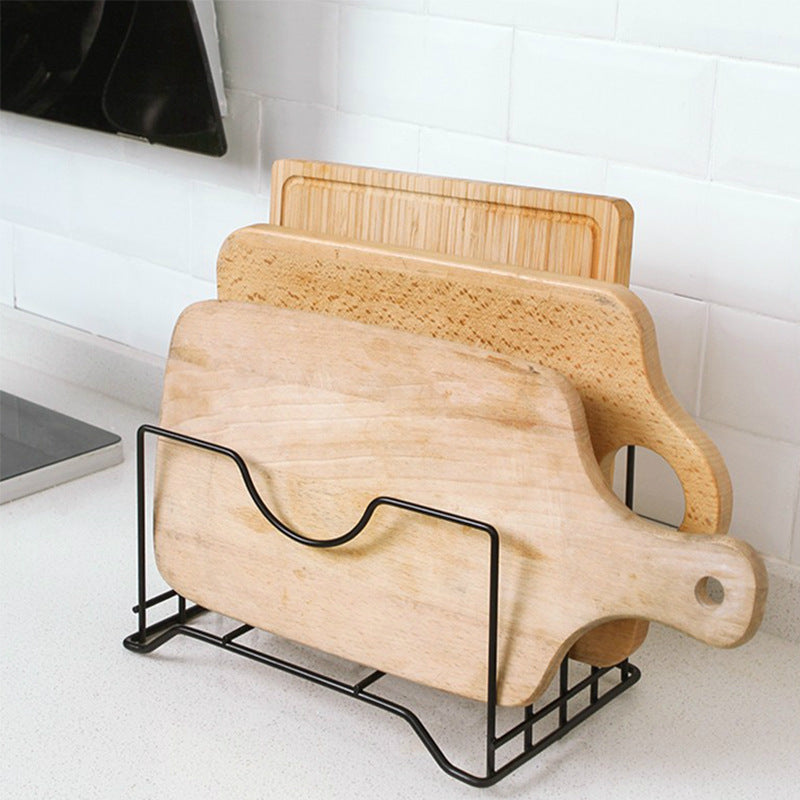 Multifunctional Iron Kitchen Storage Rack and Drainer