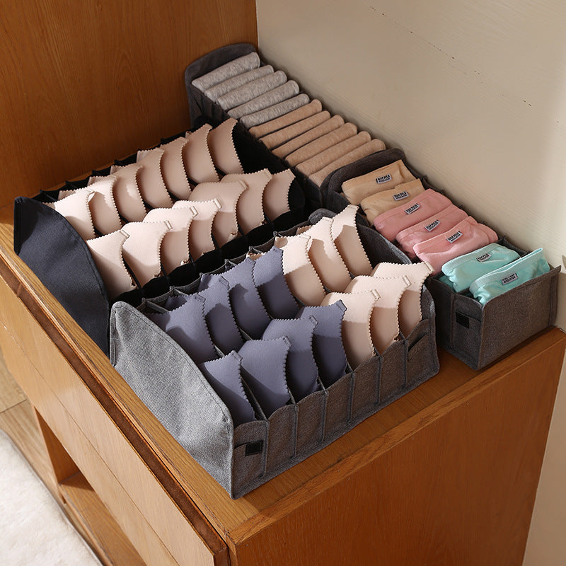 Underwear Storage Box with Dividers