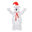 6ft Inflatable Christmas Bear on a white background