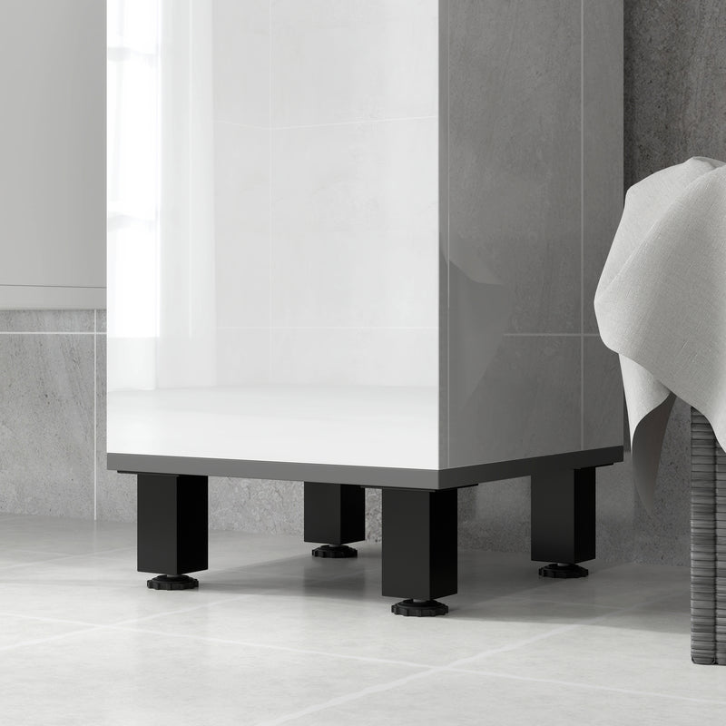 190 cm tall white bathroom cabinet – image 8