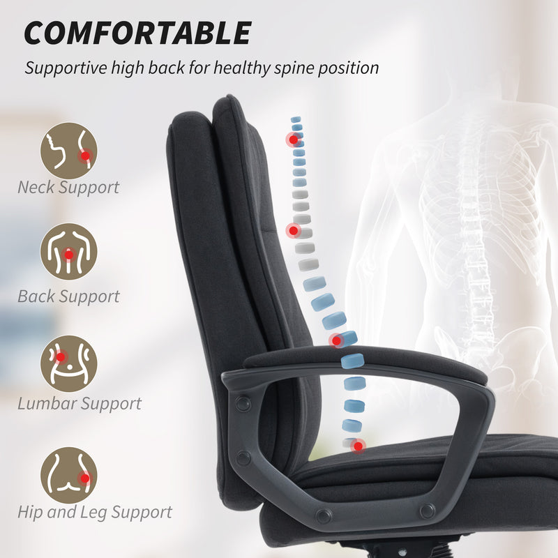 Double-padded office chair – image 4