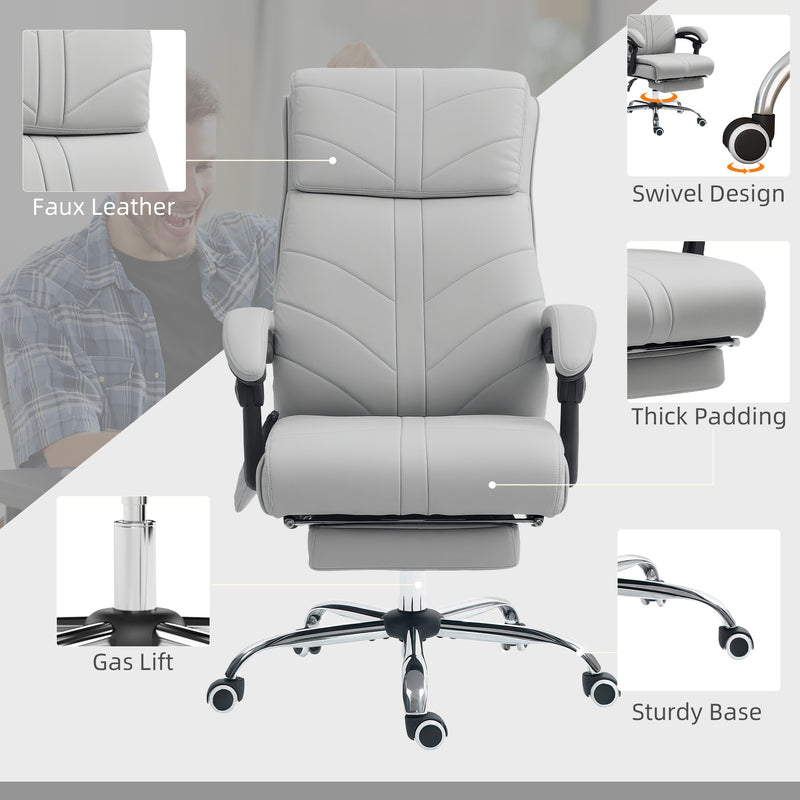 Light grey massage office chair – image 7