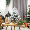 60 cm snowy tabletop tree with timer – image 8