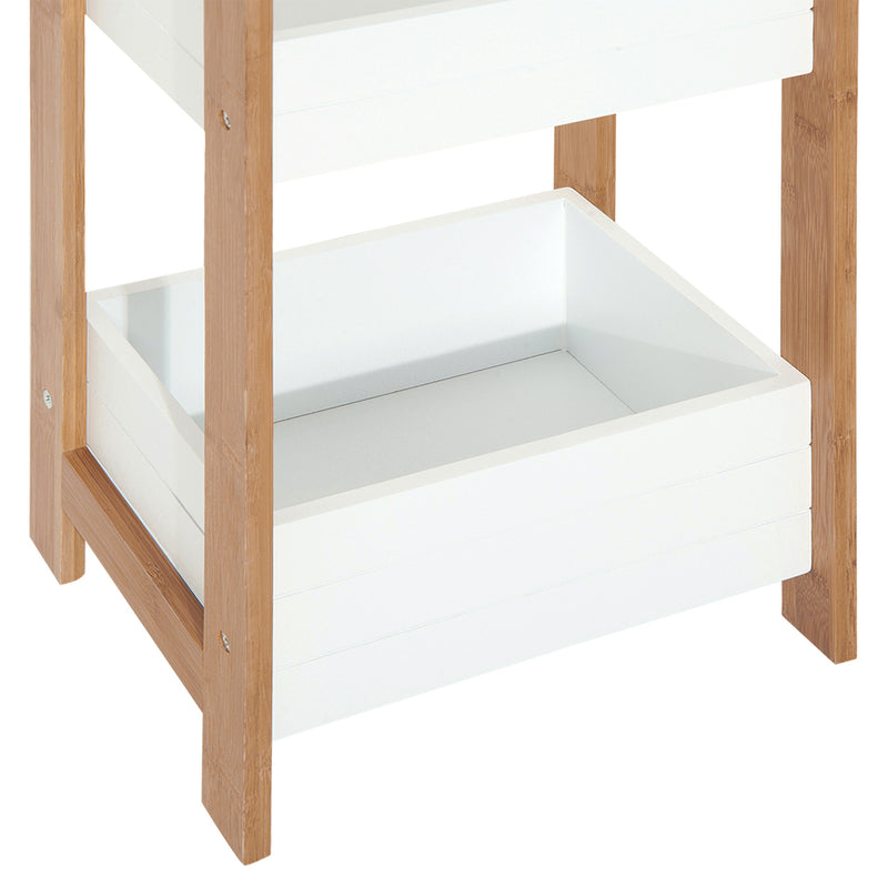 3-tier bamboo shelf unit – image 7